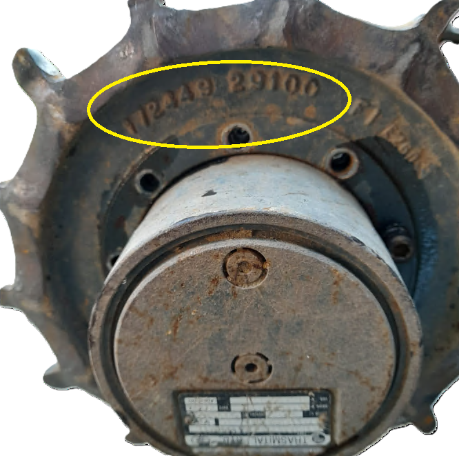 Antriebsrad für YANMAR B15-3 - Motortyp 2 - 17244929100 Antriebsrad für YANMAR B15-3 - Motortyp 2 - 17244929100